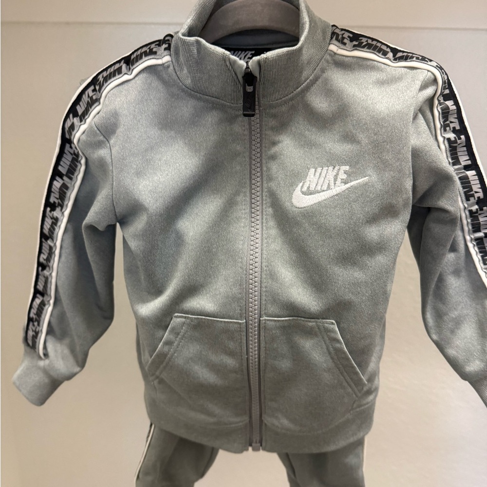 Nike Gray Track Set - jacket and pants